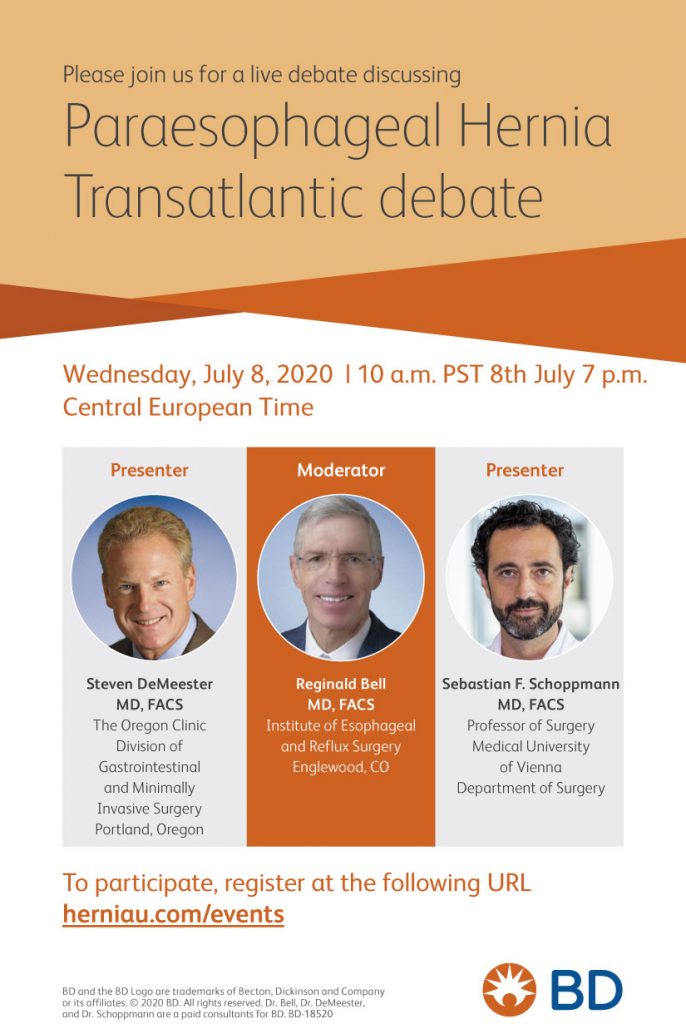 Paraesophageal Hernia Transatlantic Debate